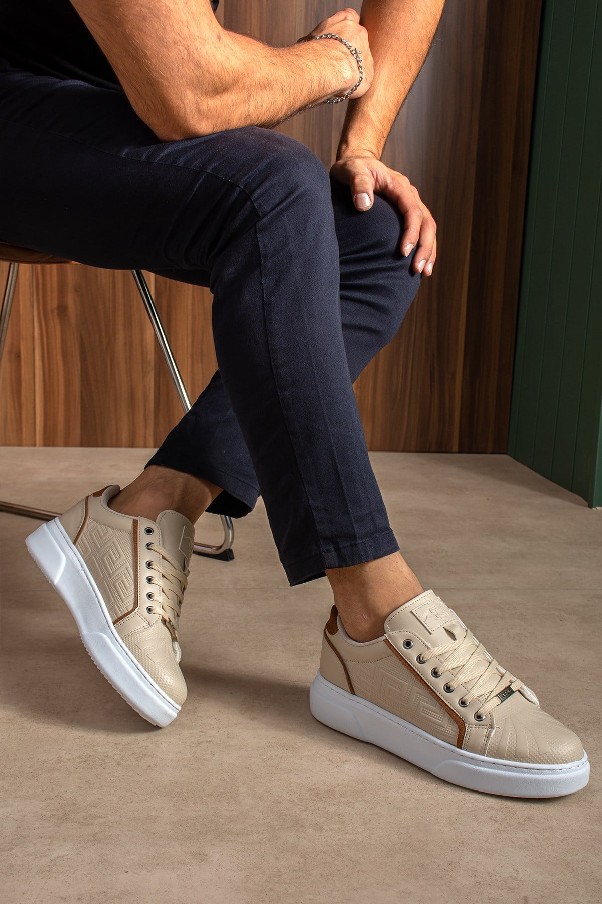 Bej Erkek Sneaker