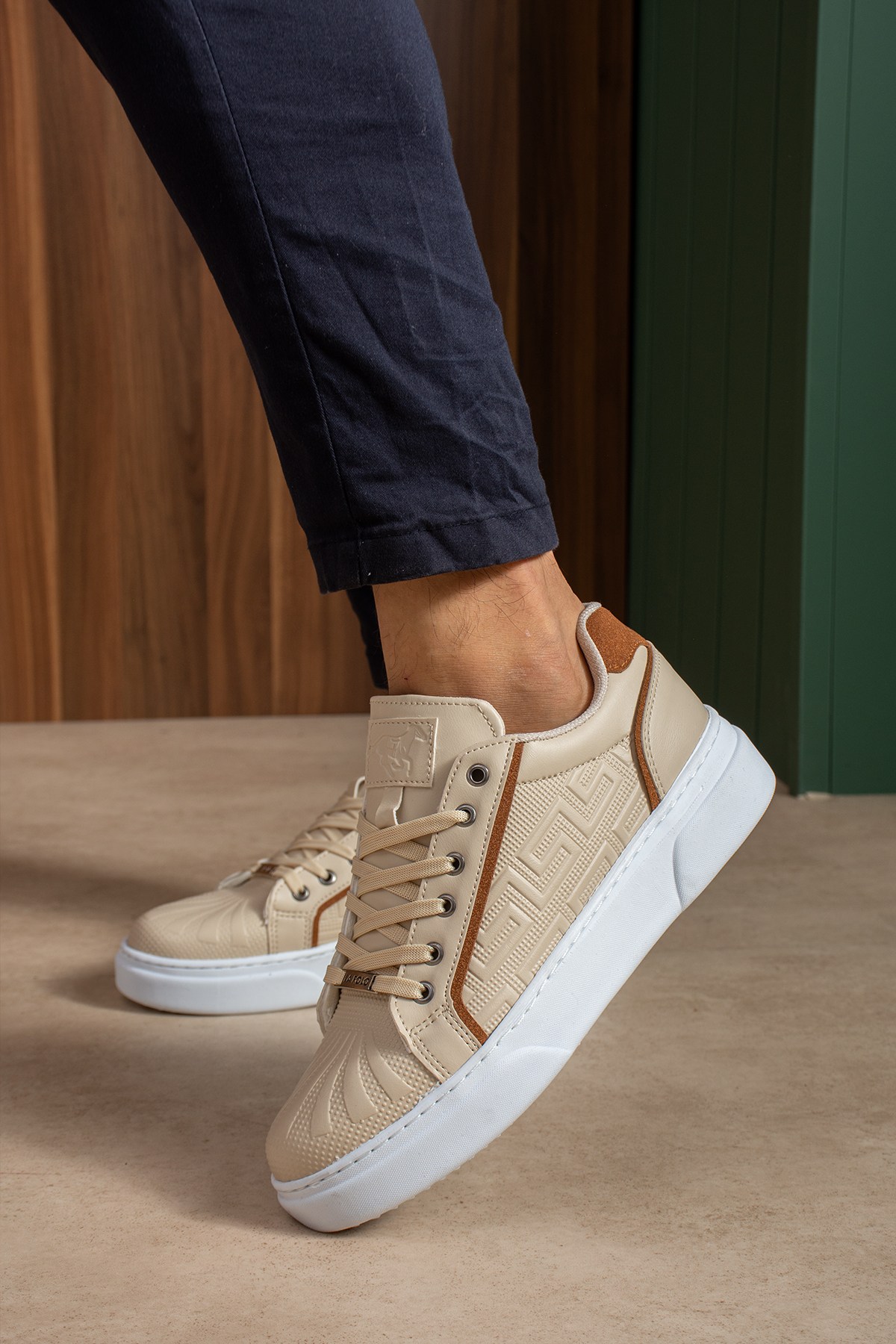 Bej Erkek Sneaker