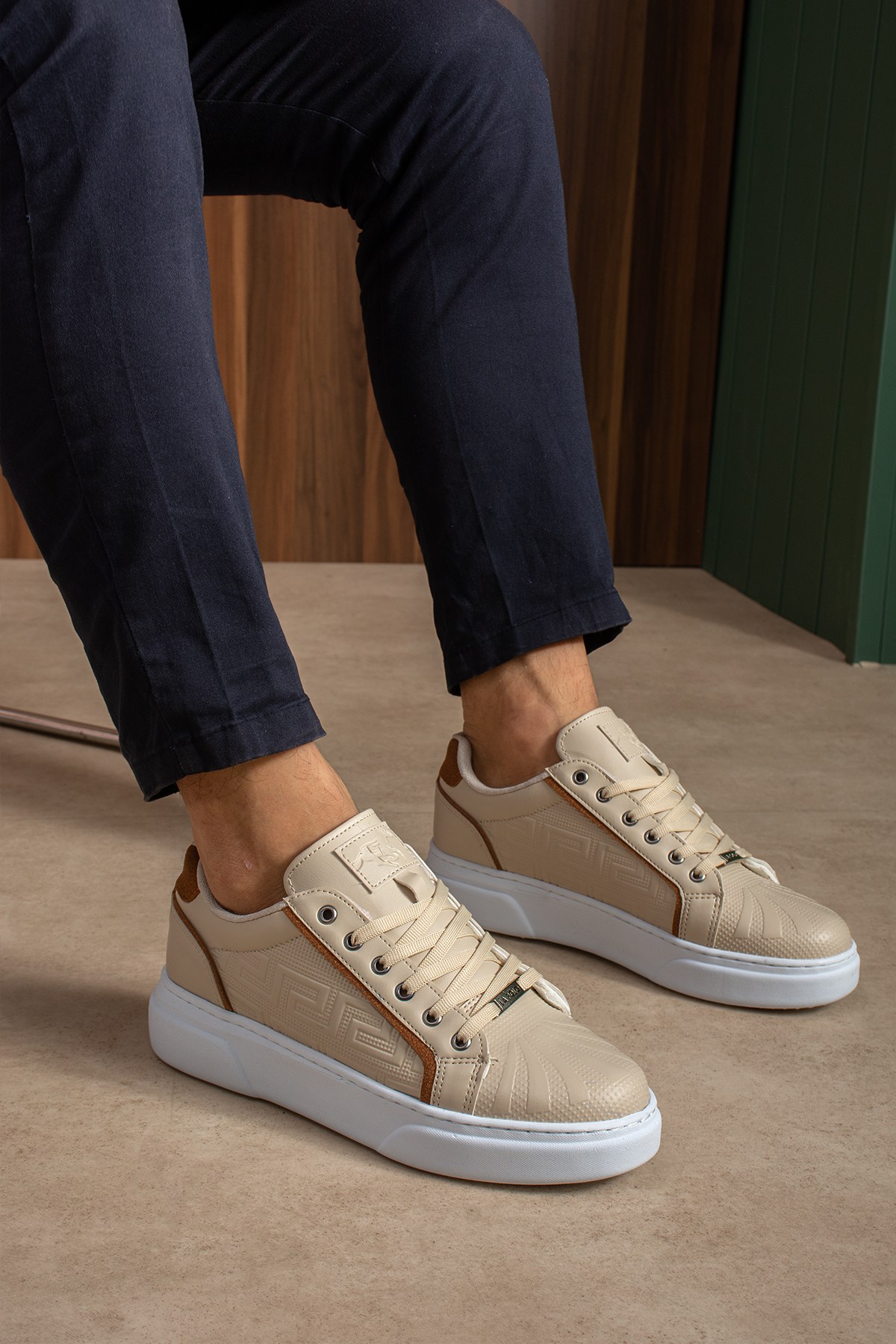 Bej Erkek Sneaker