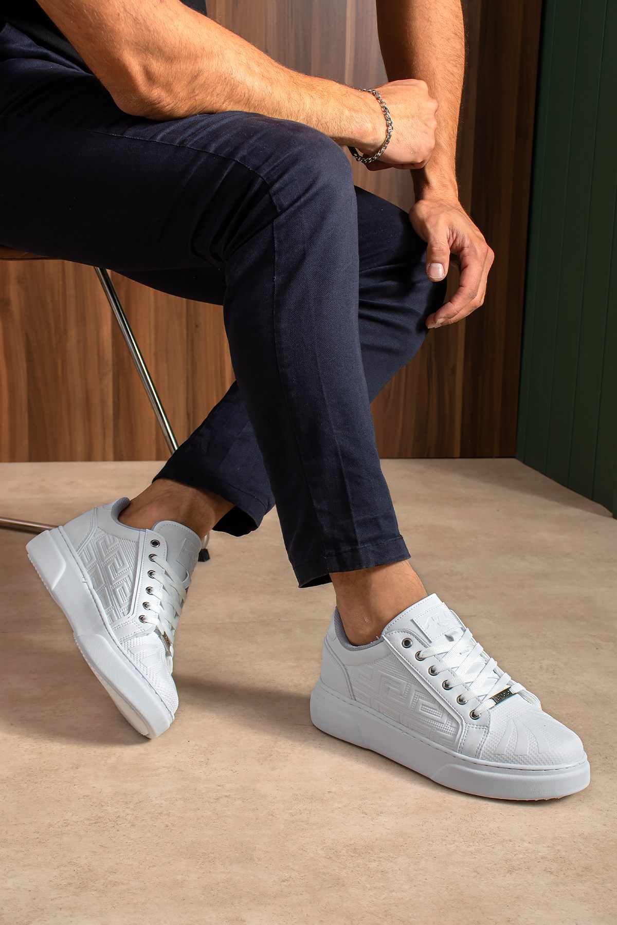Beyaz Erkek Sneaker