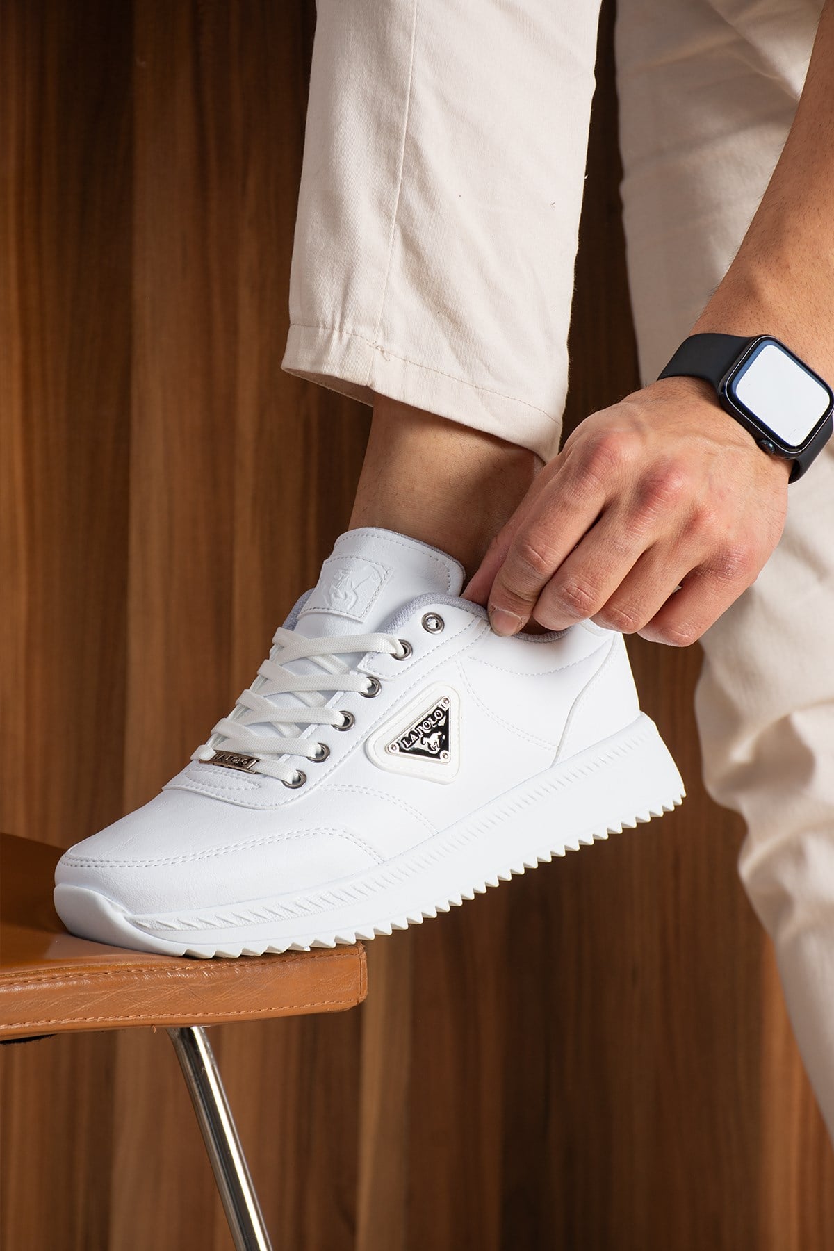 Beyaz Erkek Sneaker
