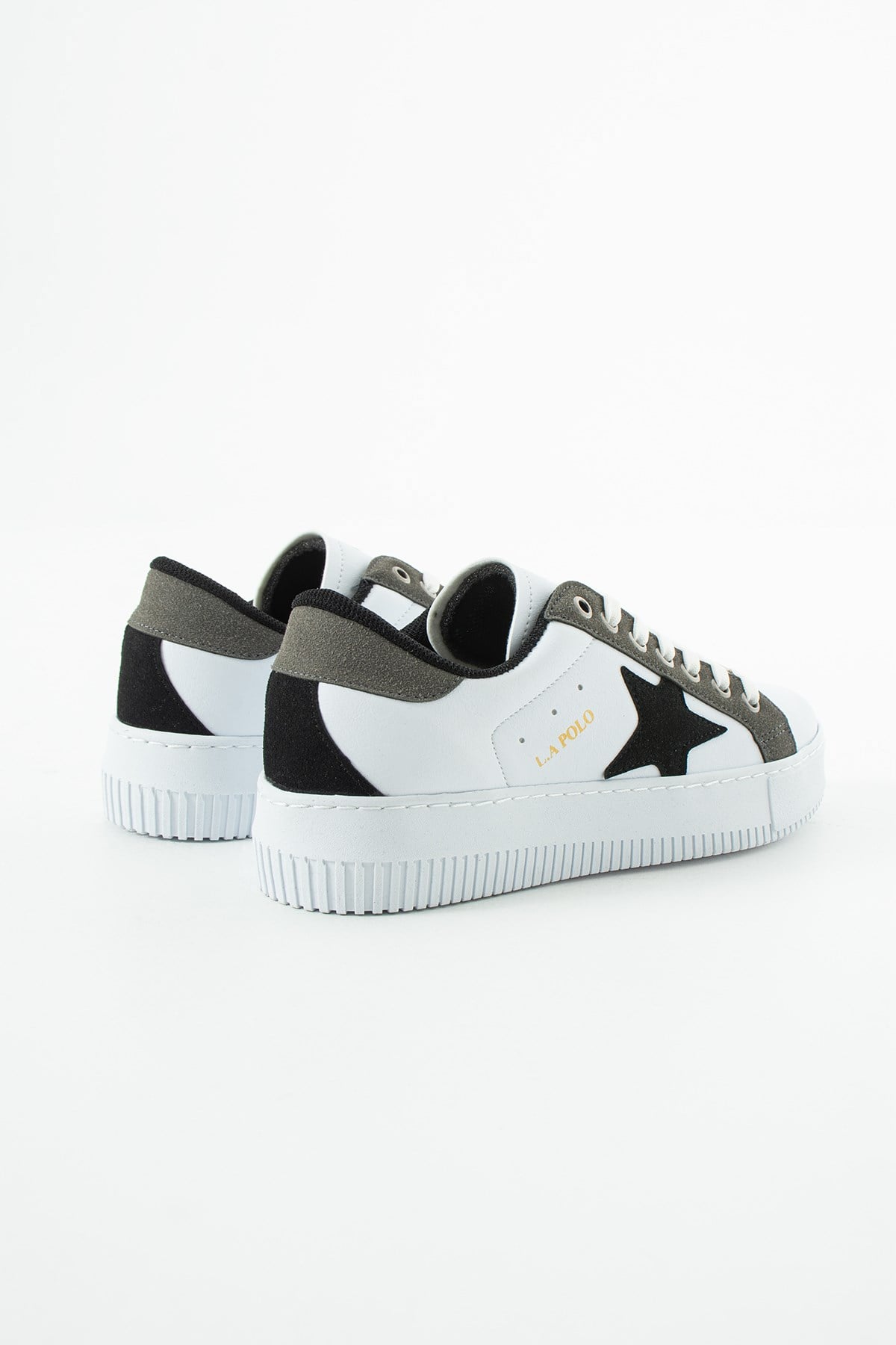 Beyaz Füme Erkek Sneaker