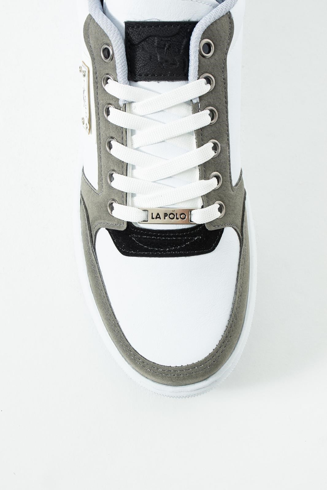 Beyaz Füme Erkek Sneaker