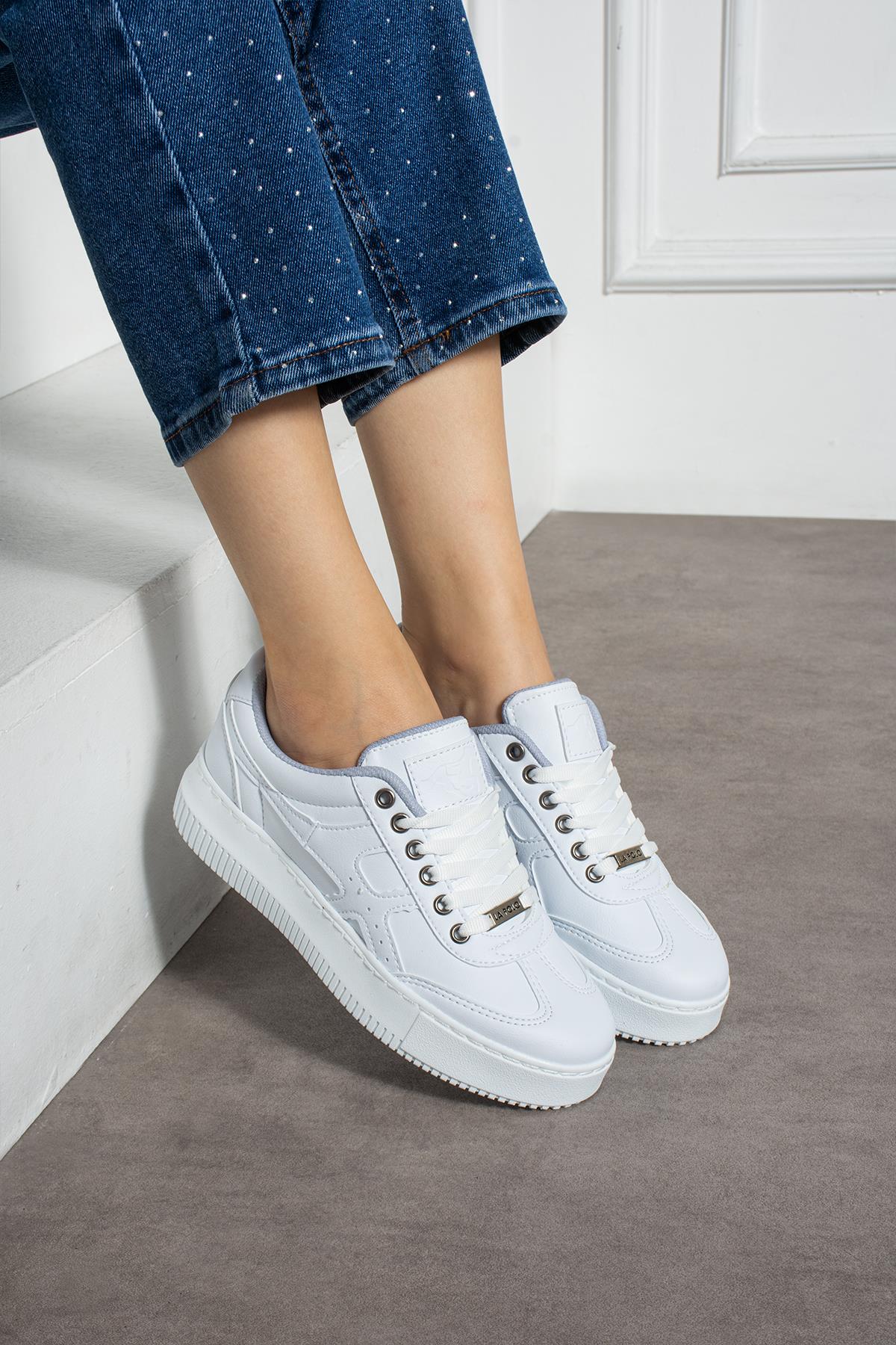 Beyaz Kadın Sneaker
