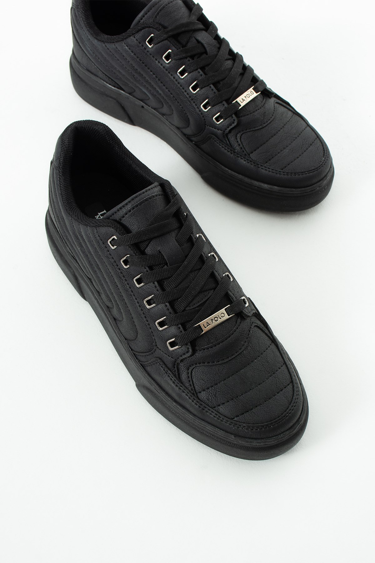 Dikişli Siyah Erkek Sneaker