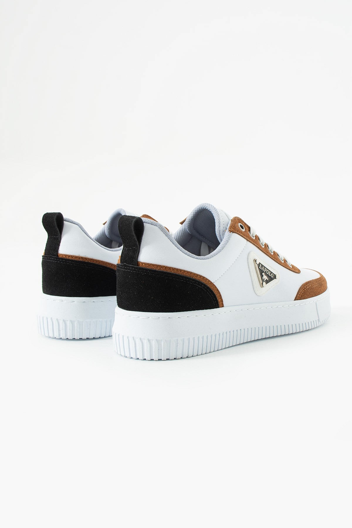 Kalın Taban Beyaz Siyah Erkek Sneaker
