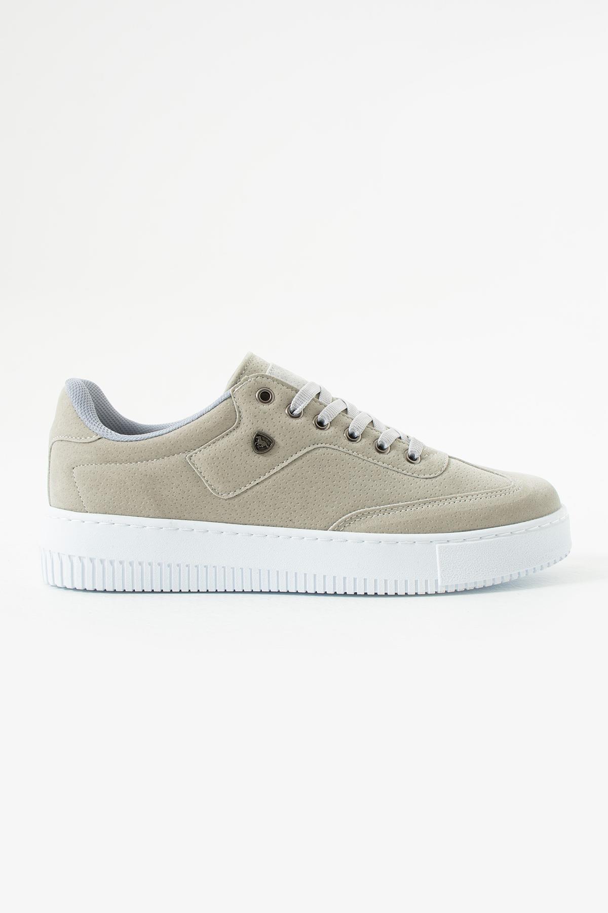 Kalın Taban Buz Renk Erkek Sneaker