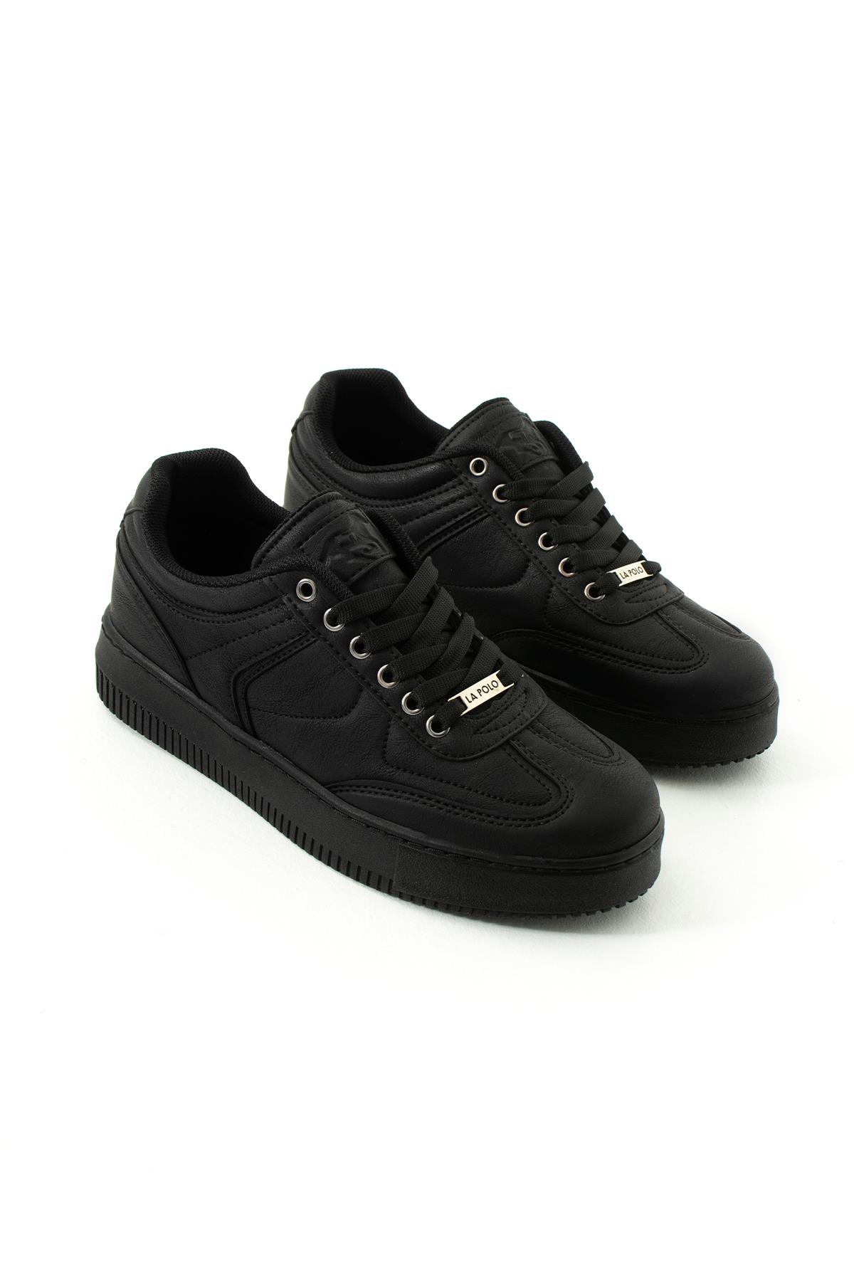 Kalın Taban Siyah Erkek Sneaker