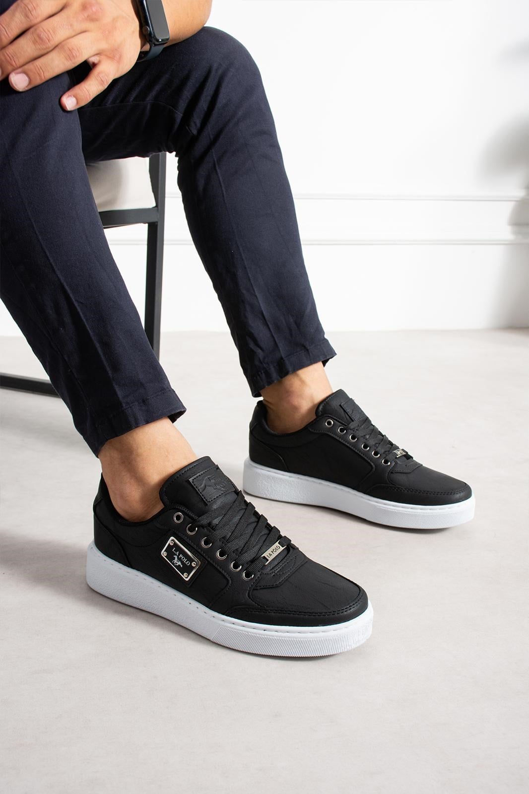 Siyah Beyaz Erkek Sneaker