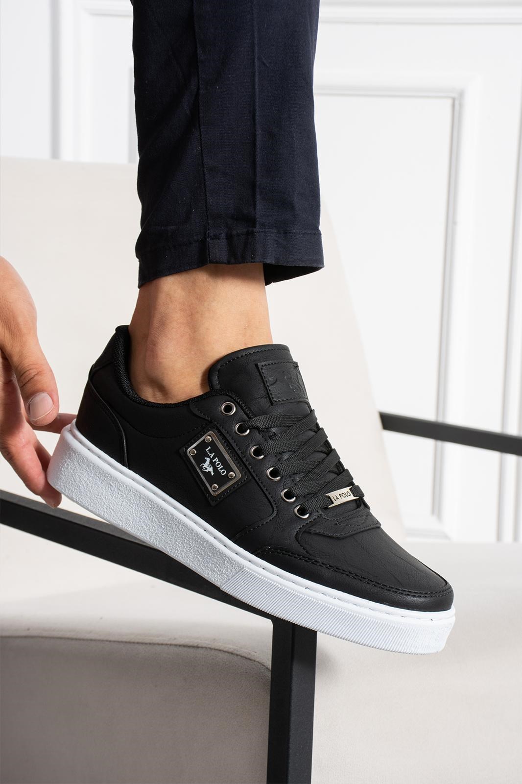 Siyah Beyaz Erkek Sneaker