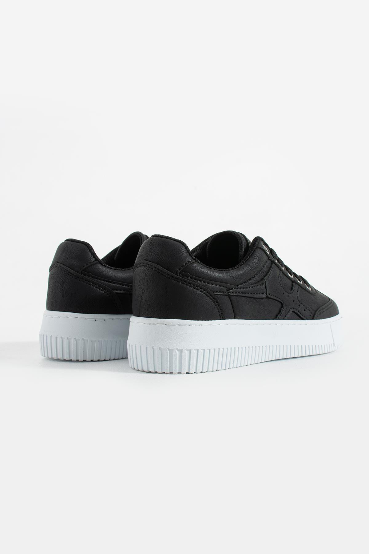 Siyah Beyaz Kadın Sneaker