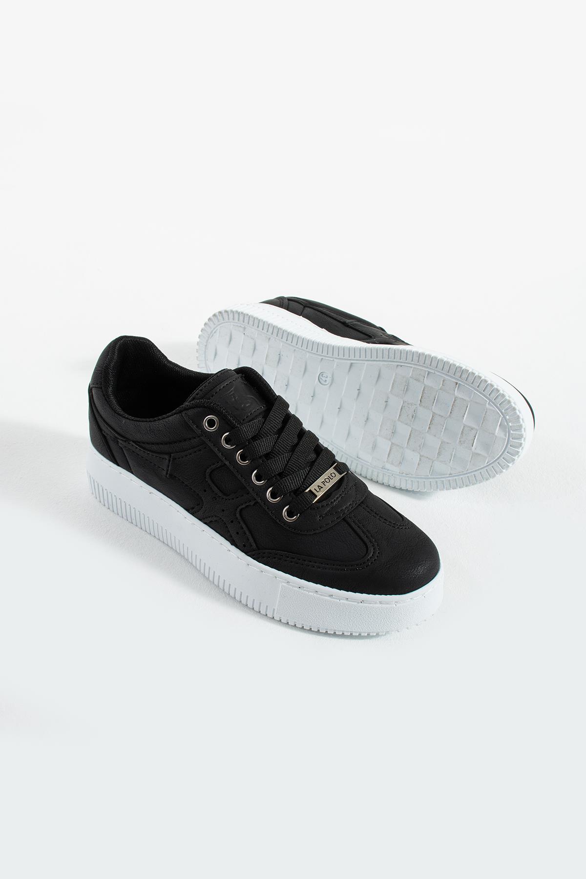 Siyah Beyaz Kadın Sneaker