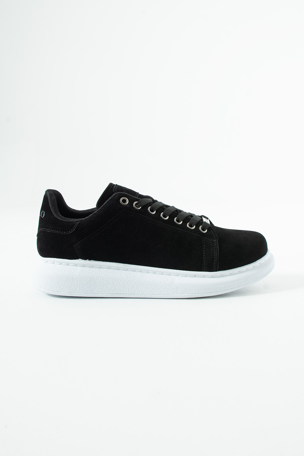 Siyah Beyaz Süet Erkek Sneaker