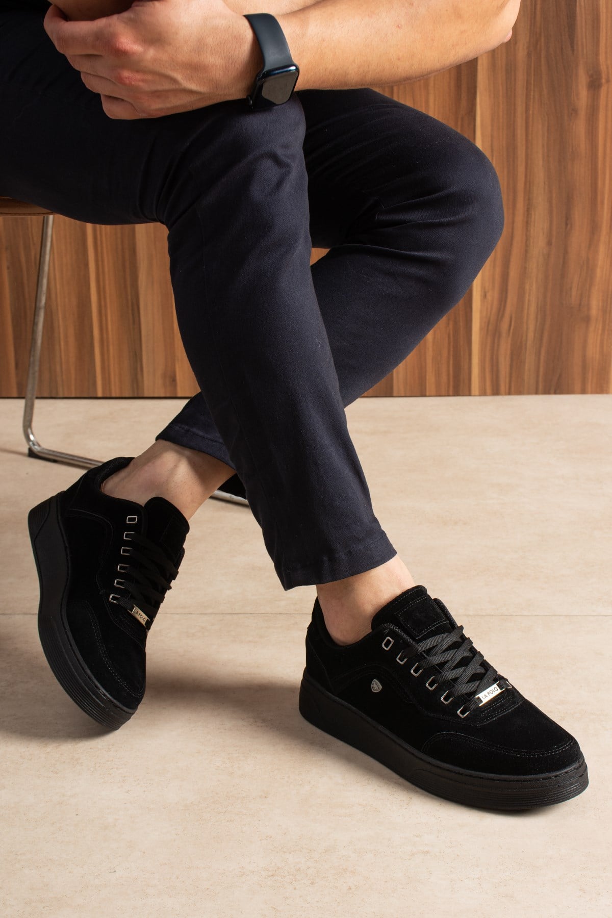 Siyah Süet Erkek Sneaker