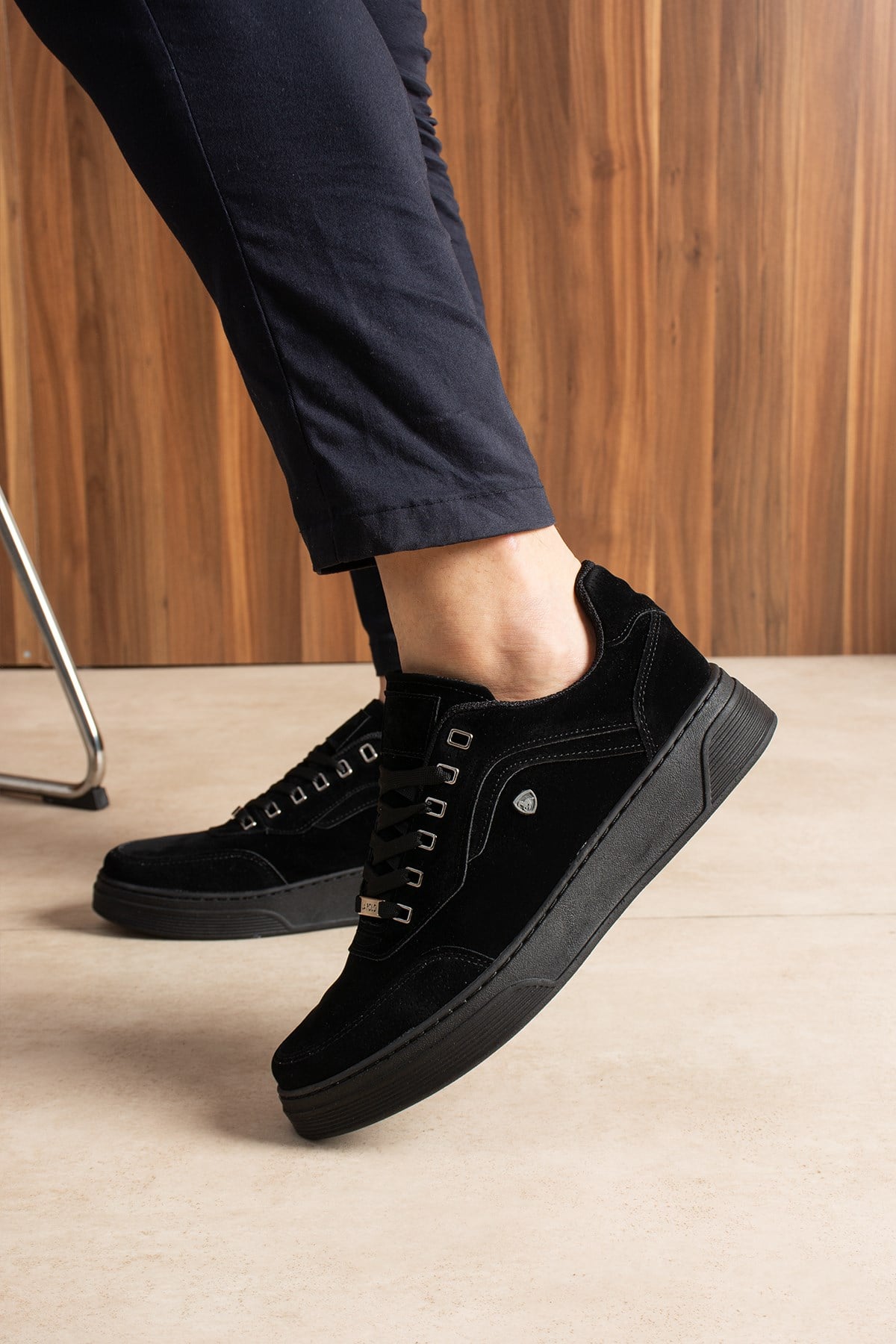 Siyah Süet Erkek Sneaker