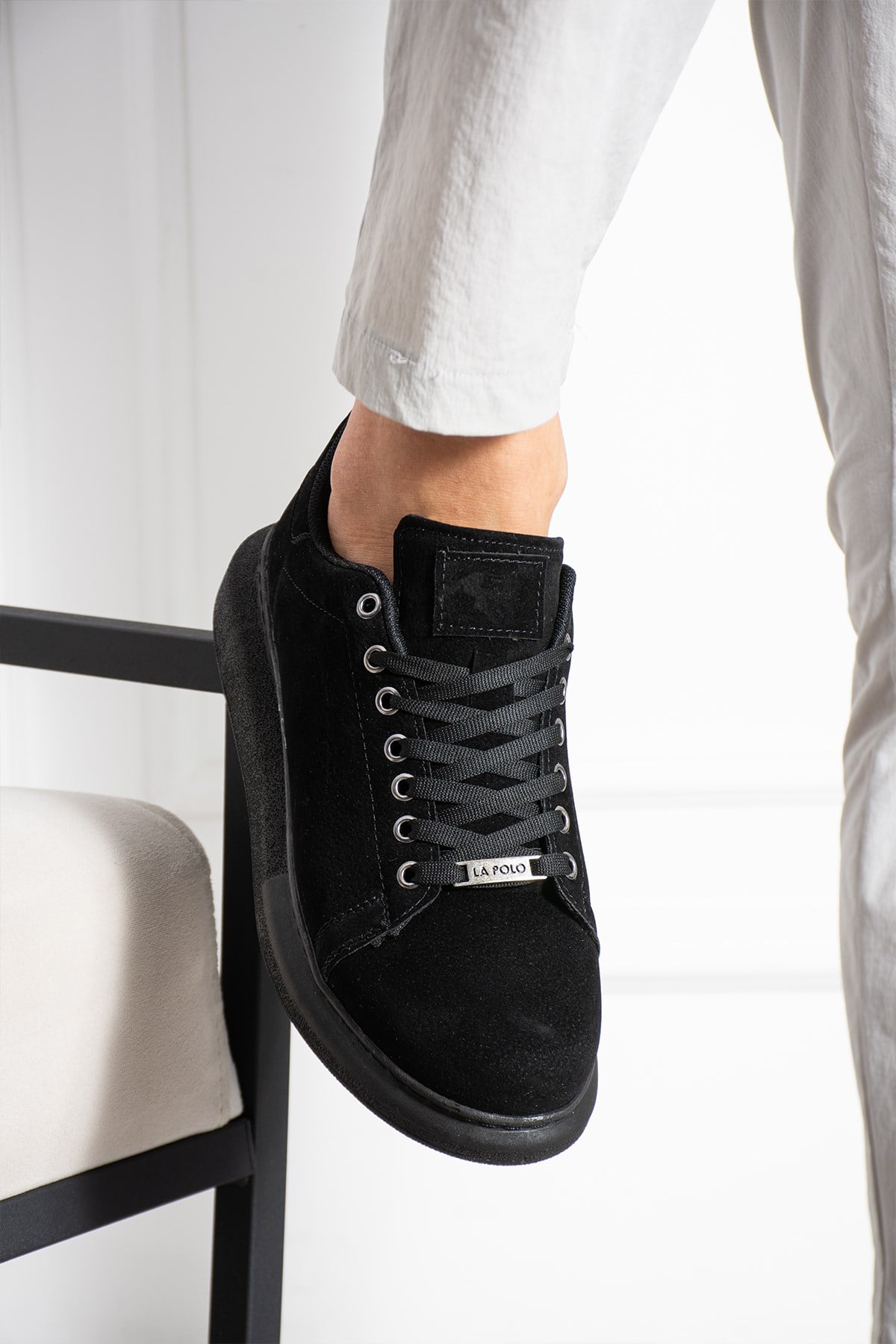 Siyah Süet Erkek Sneaker