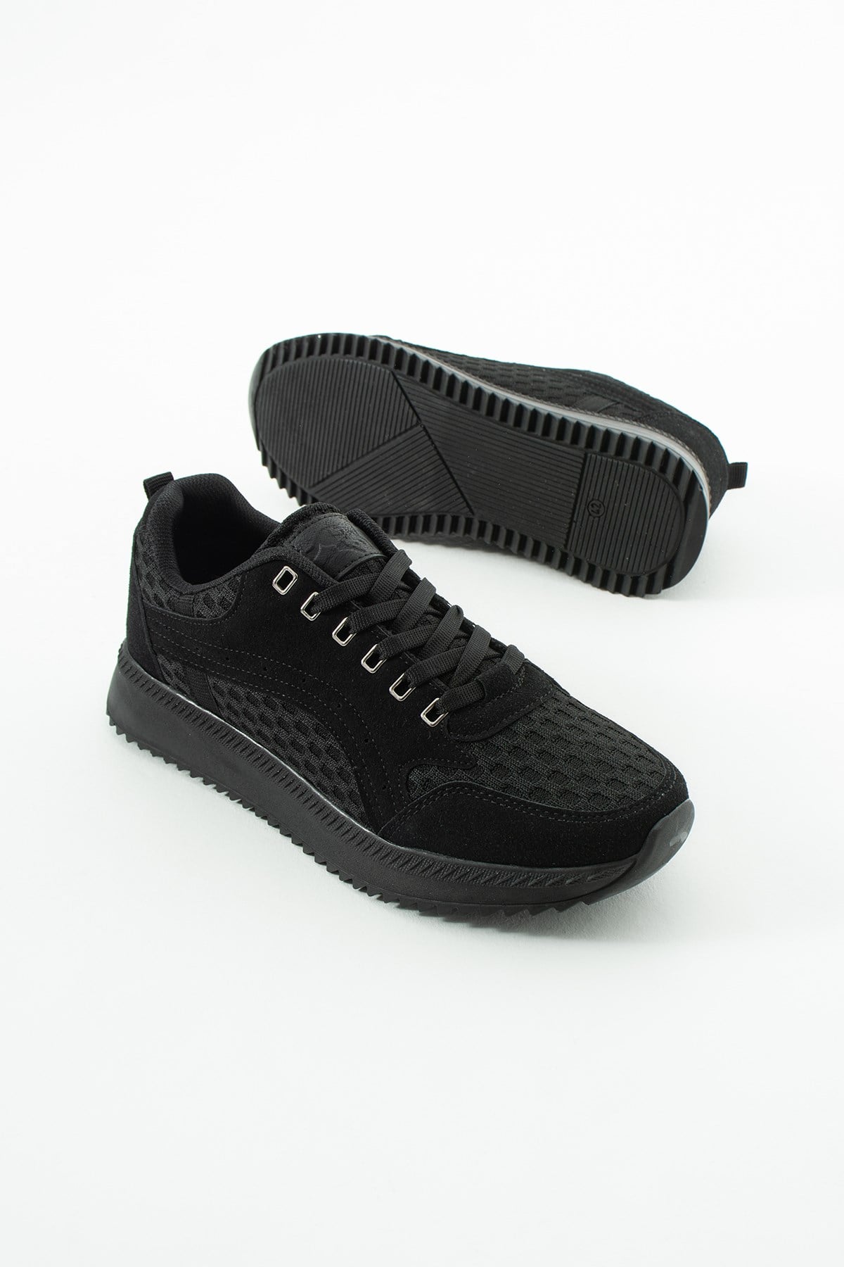 Siyah Triko Erkek Sneaker