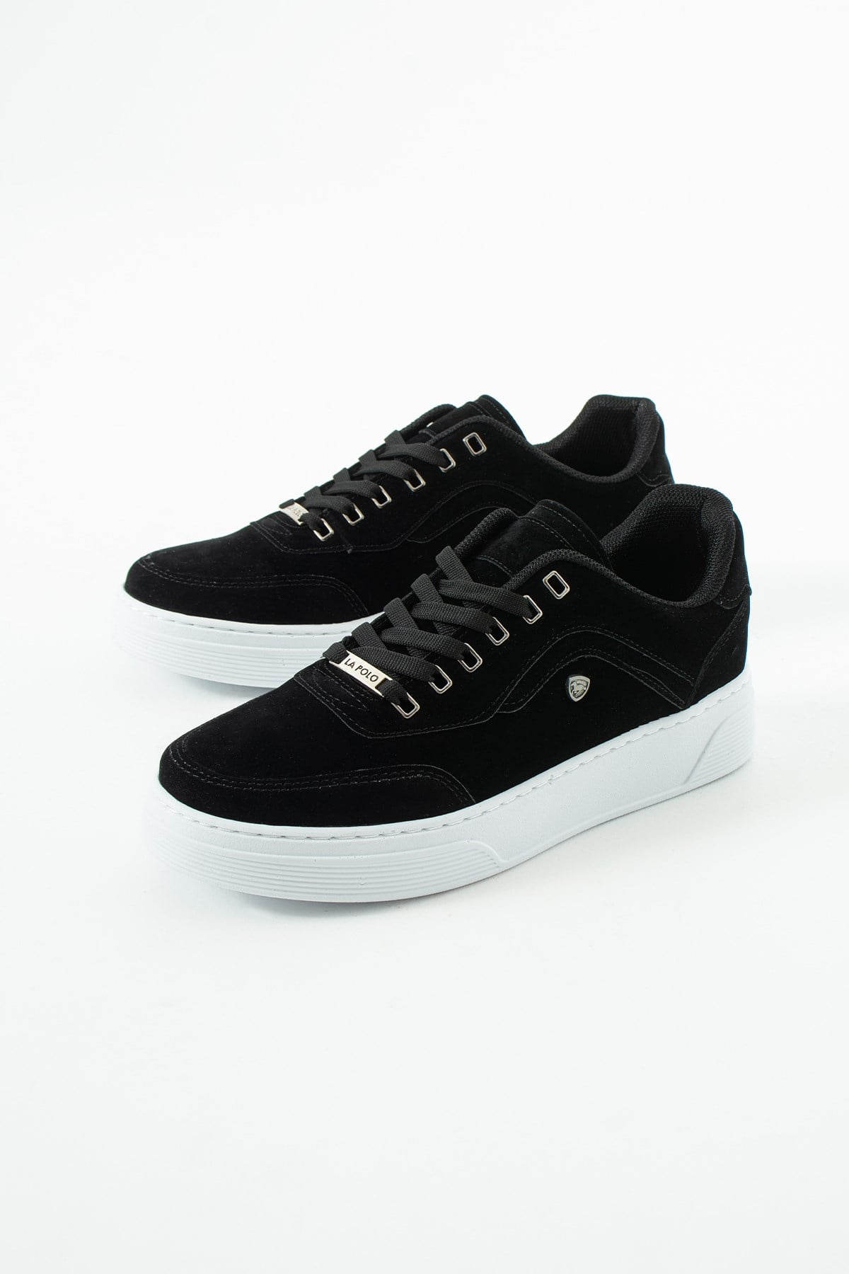 sSiyah Beyaz Süet Erkek Sneaker