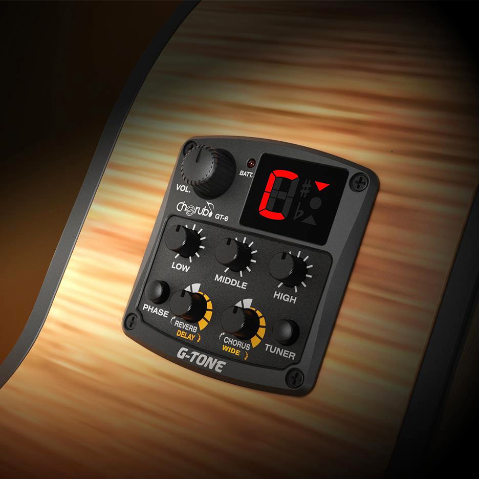 Cherub GT-6 Akustik Gitar Preamfi ve Tuner
