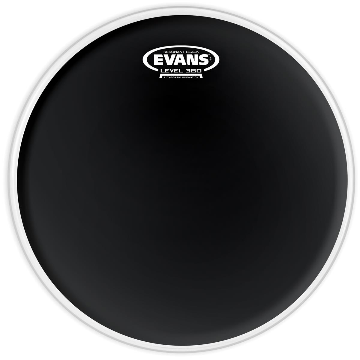 EVANS TT10RBG DERİ 10 RESONANT SİYAH TOM ALT CLEAR TEK KAT (7 Mİ