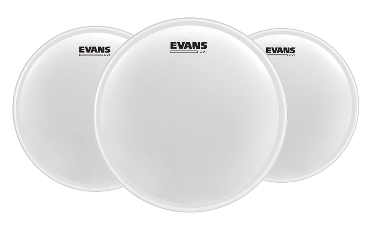 EVANS ETP-UV1-S DERİ SETİ 12+13+16 UV1 TOM KUMLU BEYAZ STANDART