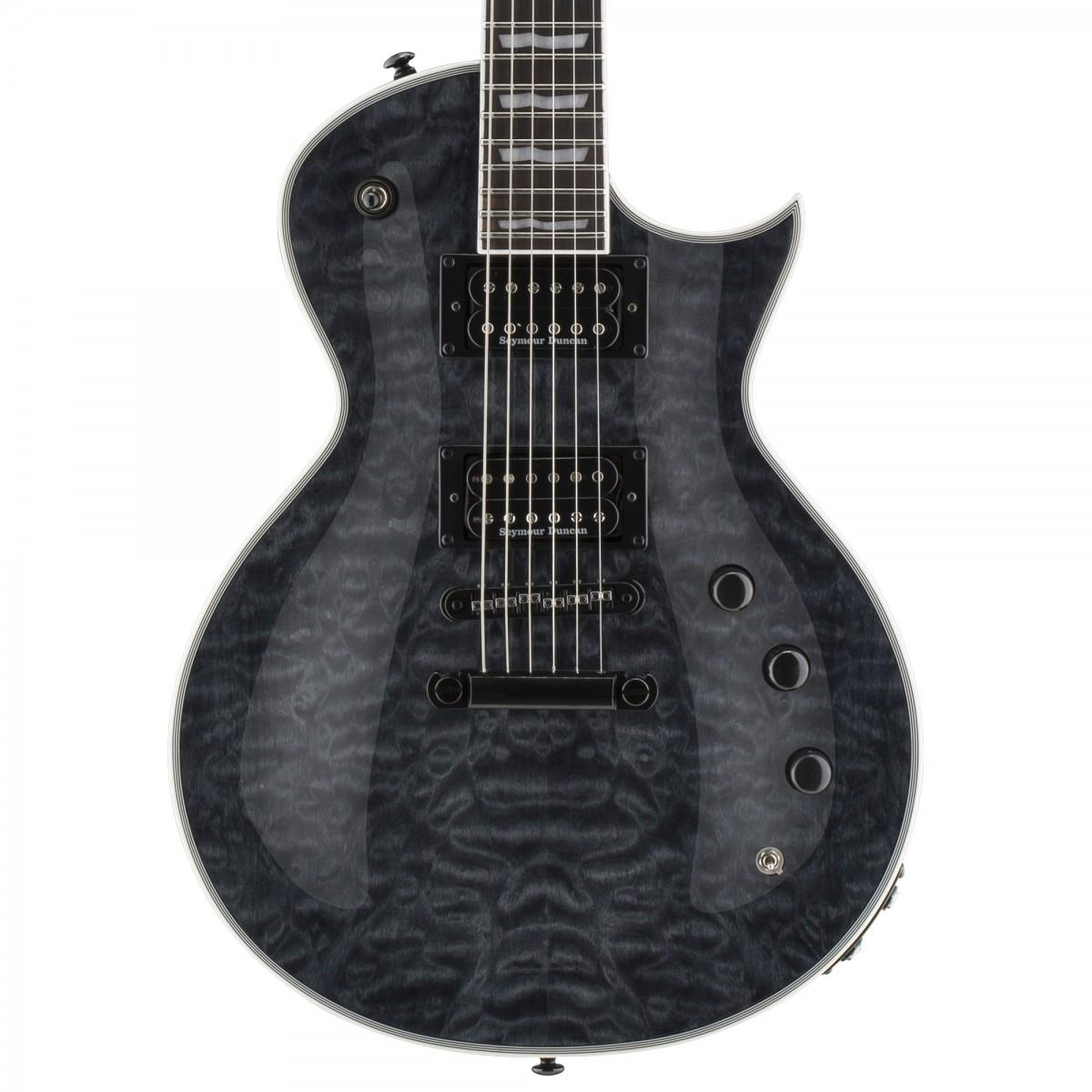 ESP LTD EC-1000 Piezo See Thru Black Elektro Gitar