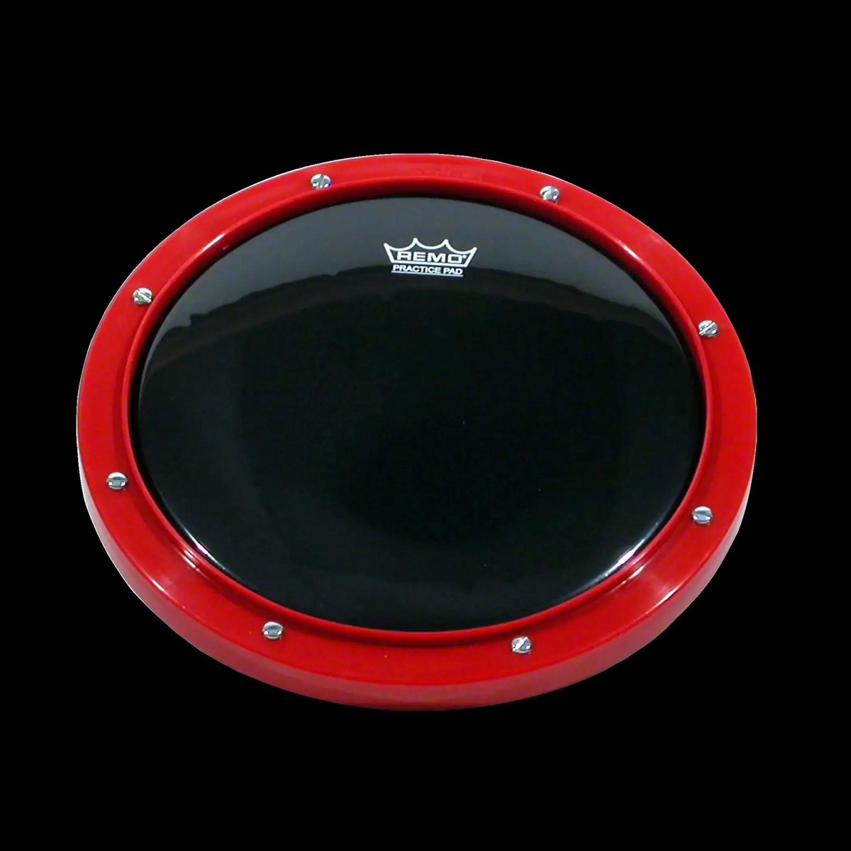 REMO PRACTICE PAD AMBASSADOR EBONY 8 inç Kırmızı