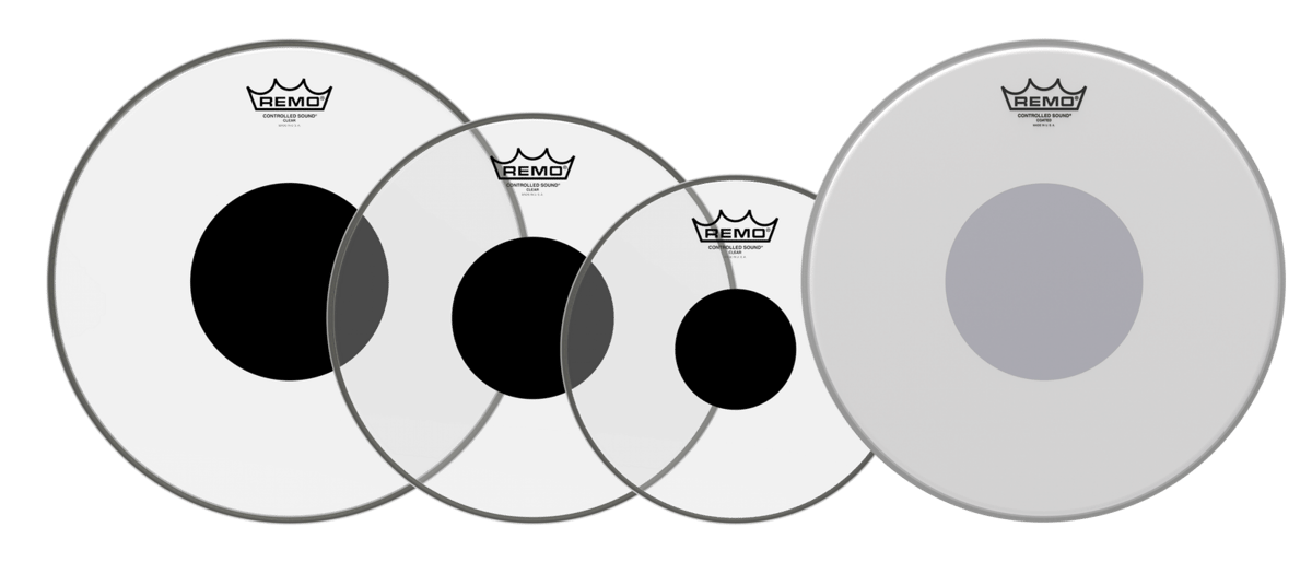 REMO PROPACK CONTROLLED SOUND® (10,12,14 Clear + 14 Coated) Deri Seti