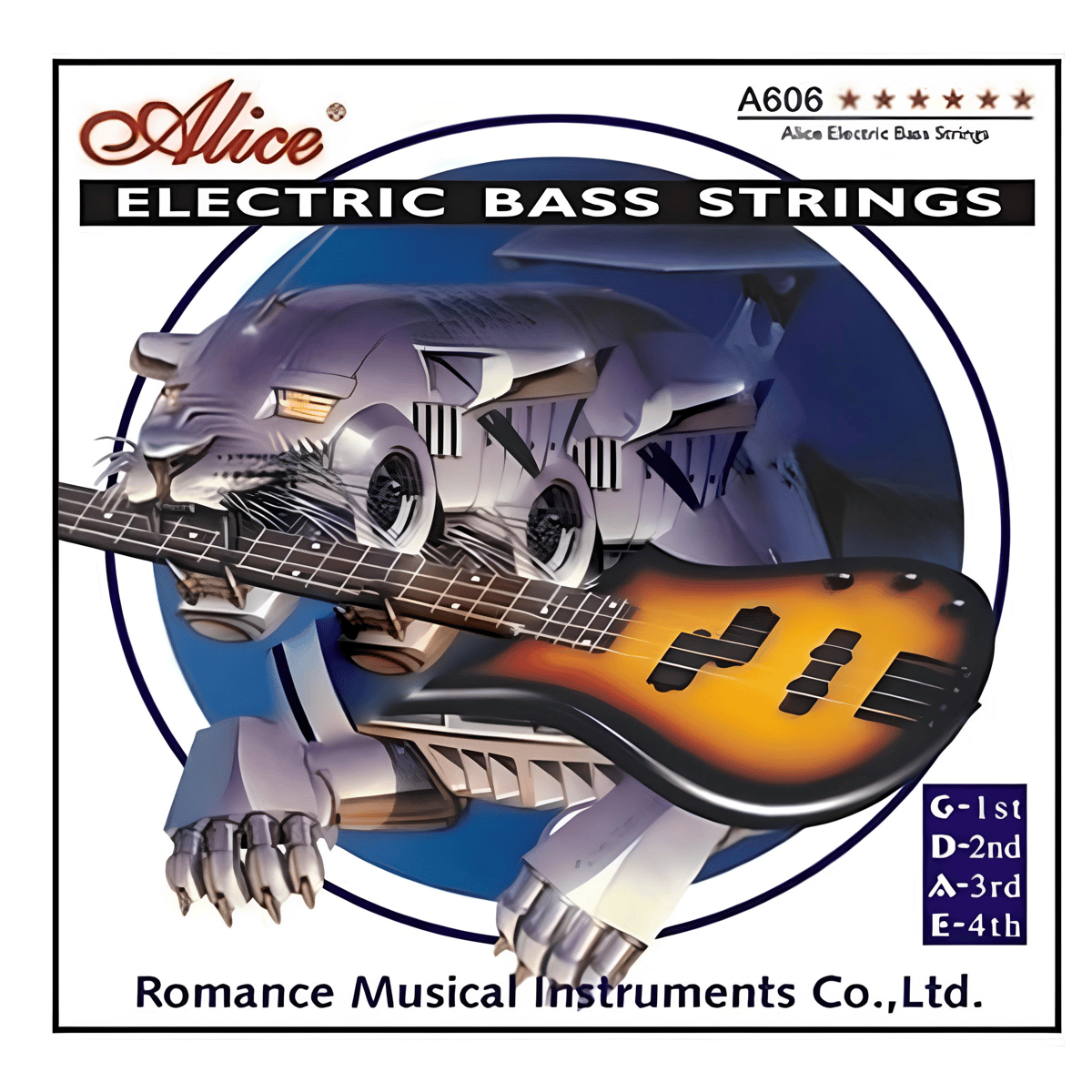 Alice Bass Gitar Teli - 4 Telli Light A606