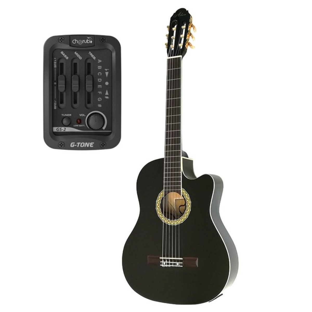 Almira MG917CE-BK Elektro Klasik Gitar