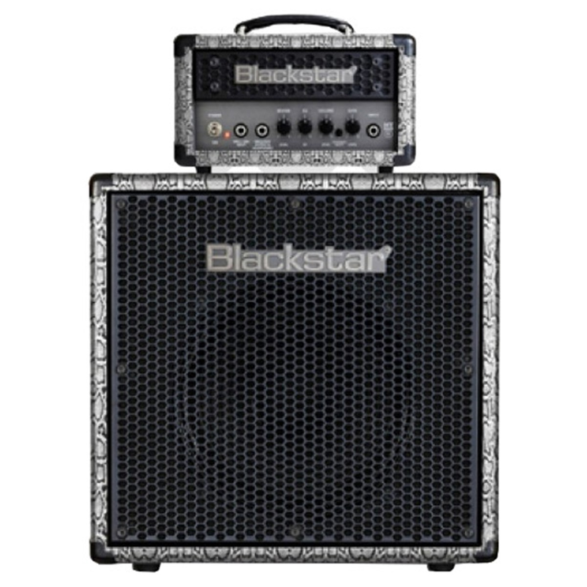 Blackstar HT-Metal 1 Kafa Elektro Gitar Amfisi & Kabini (Snake Skin)
