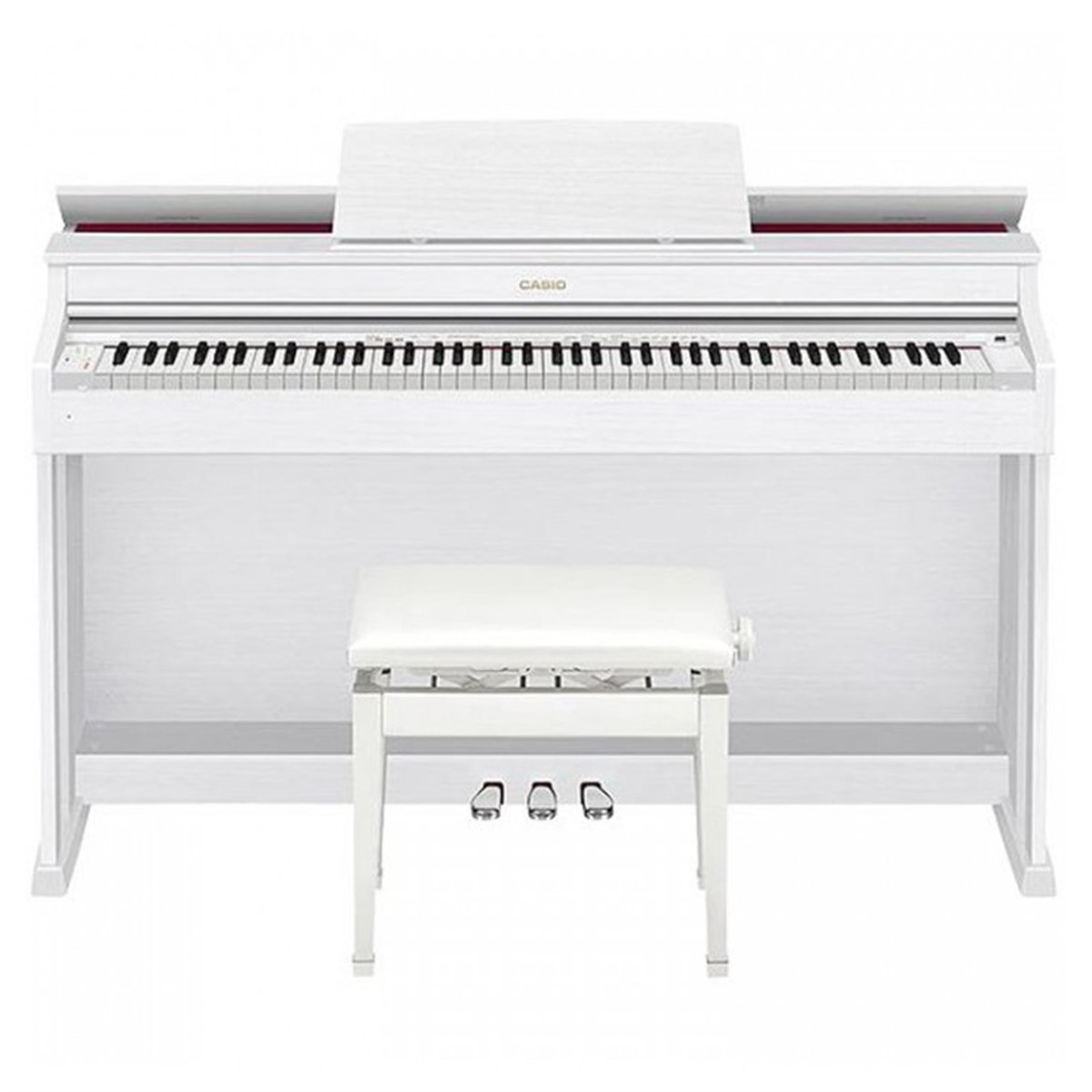 Casio AP-470 Dijital Piyano Mat Beyaz KULAKLIK+TABURE