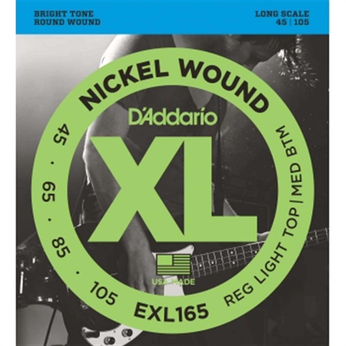 DADDARIO EXL165 BAS GİTAR TEL SETİ 45-105