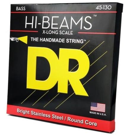 DR Hi Beams LMR5-45 Extra Long Scale Bas Gitar 45-130 Uzun Ömürlü Takım 5 Tel (El yapımı)