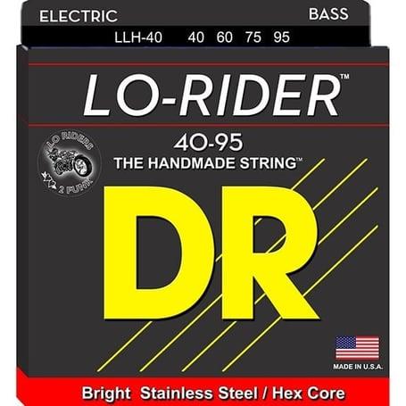 DR Lo Rider LLH-40 Bas Gitar 40-95 Uzun Ömürlü Takım Tel (El yapımı)