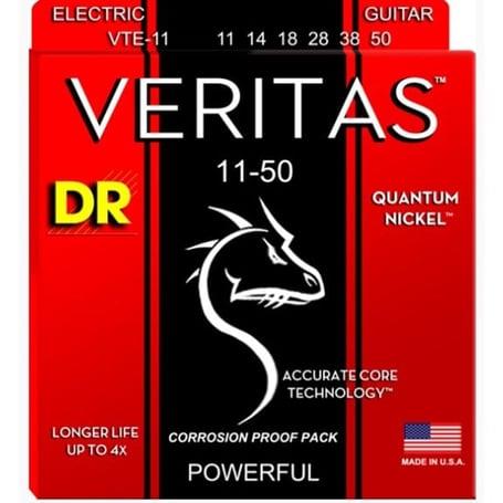 DR Veritas Uzun Ömürlü Elektro Gitar 0,11 Takım Tel Yedekli (El yapımı)