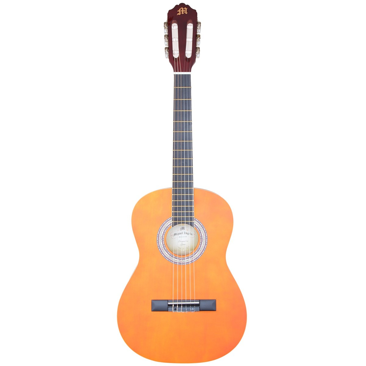 Miguel Angela MA1M-JR-WA Natural 3/4 Klasik Gitar (Mat Cilalı) Kılıf+Pena