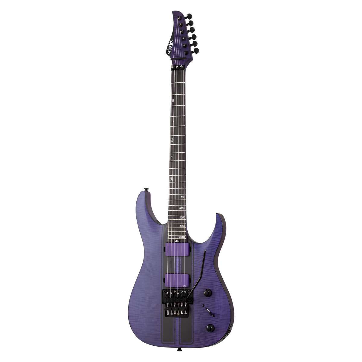 Schecter Banshee GT FR Elektro Gitar (Satin Trans Purple)