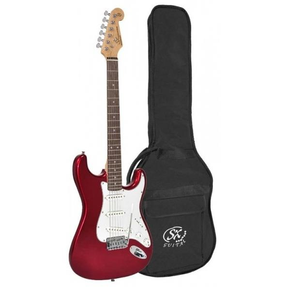 SX ED1-CAR Elektro Gitar (Candy Apple Red)