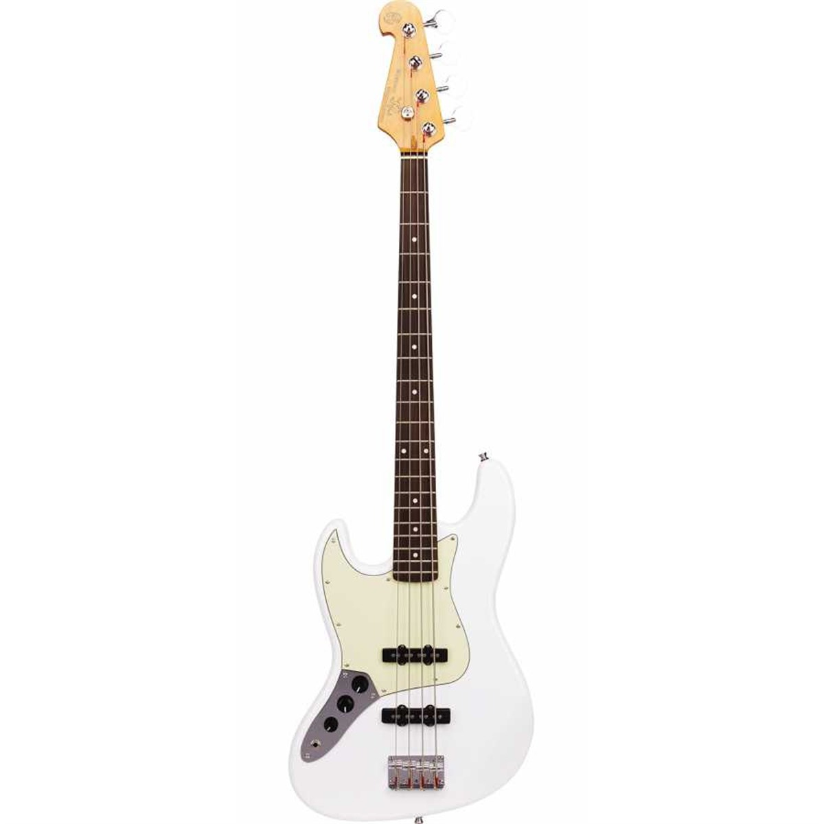 SX Jazz Kasa Solak Bas Gitar (Beyaz)