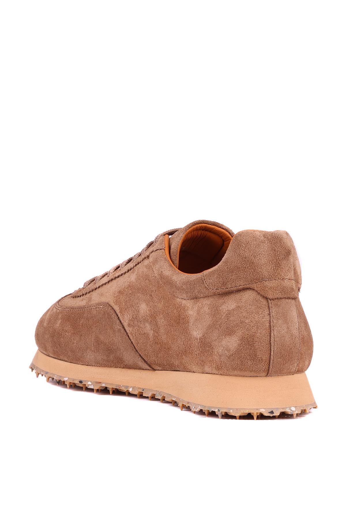 Shoetyle - Taba Hakiki Süet Bağcıklı Erkek Günlük Ayakkabı 666-109