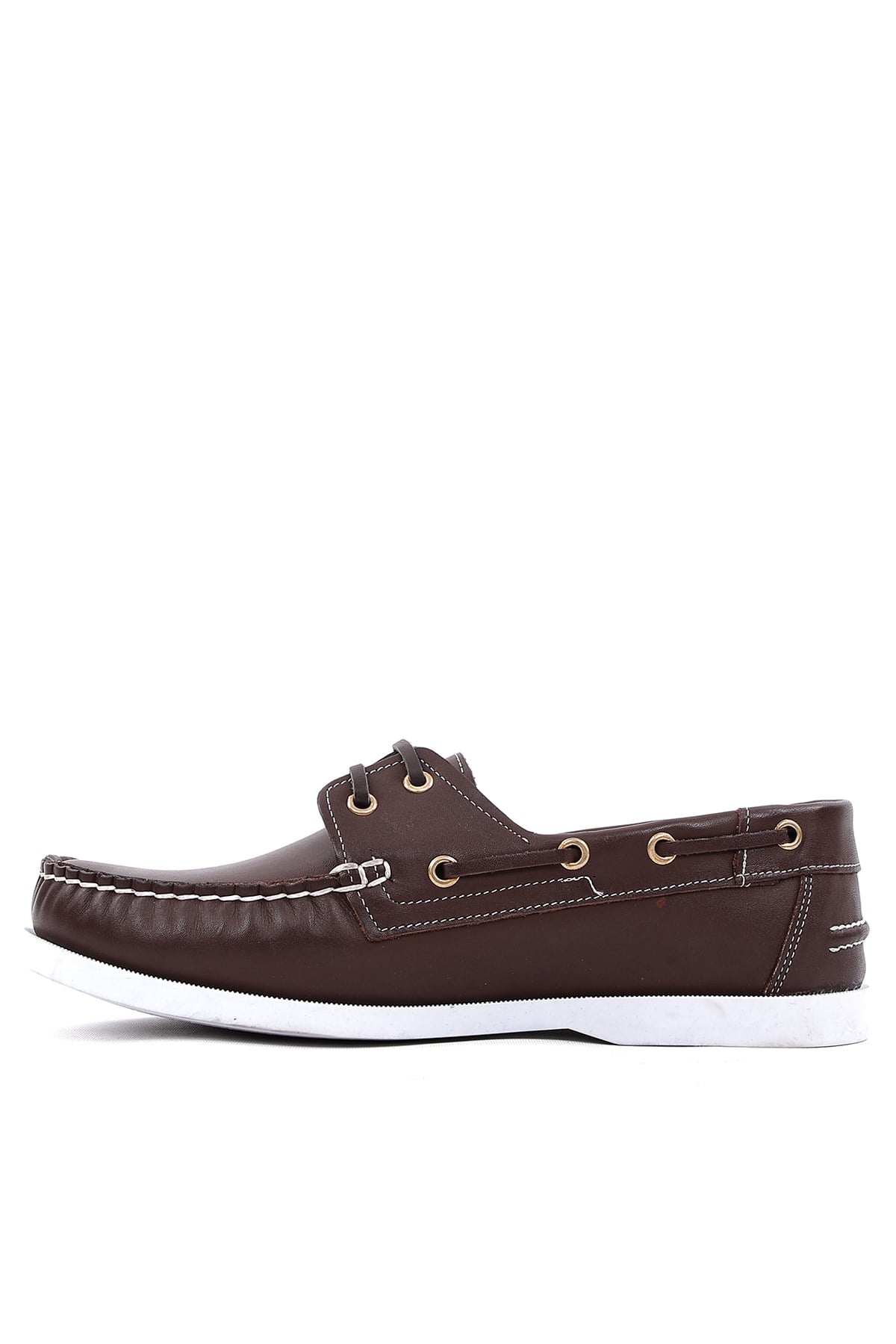 Shoetyle - Hakiki Deri Kahverengi Günlük Erkek Loafer Ayakkabı - 900-26009