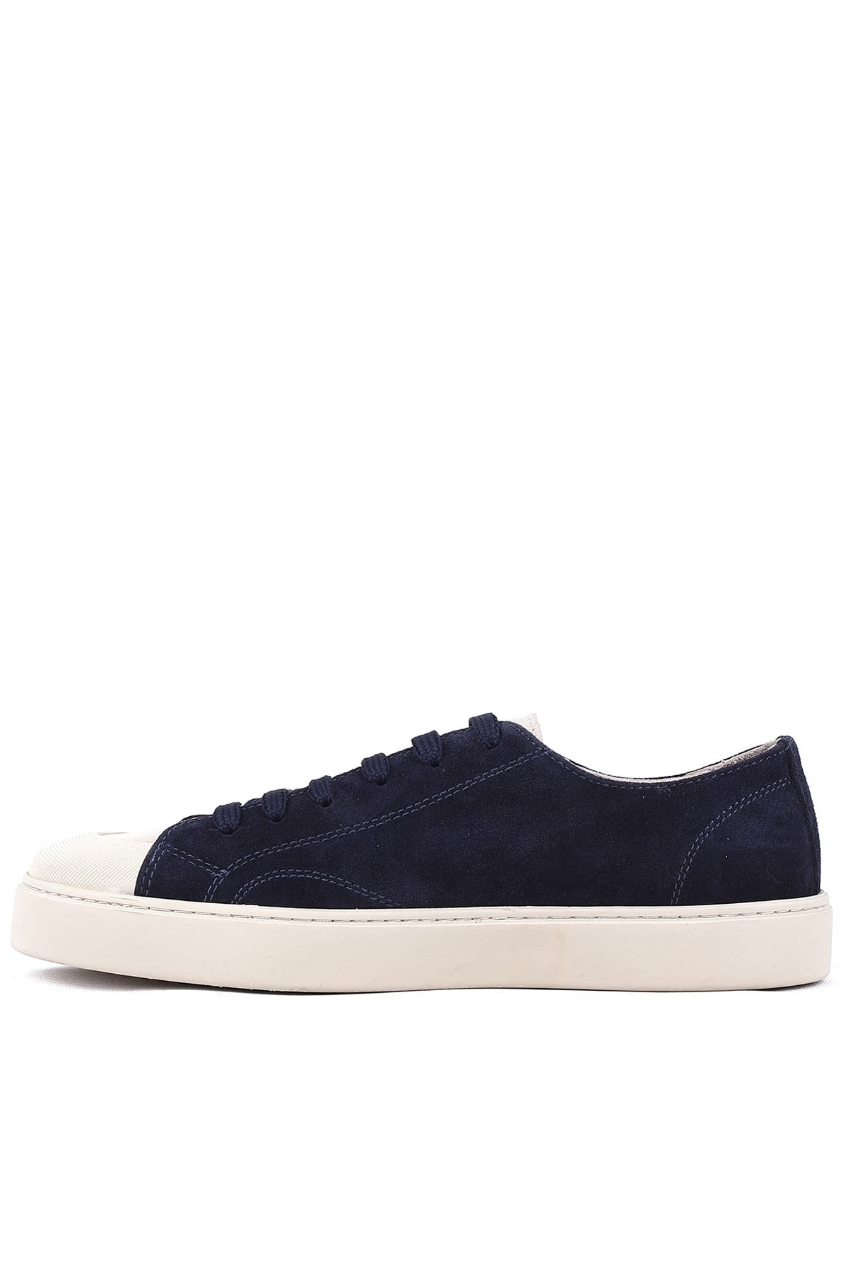 Shoetyle - Hakiki Süet Deri Lacivert Renk Erkek Sneaker - 666-01-03 