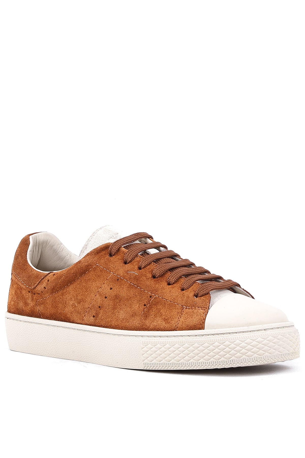 Shoetyle - Hakiki Süet Deri Taba Rengi Erkek Günlük Ayakkabı - 666-03-80