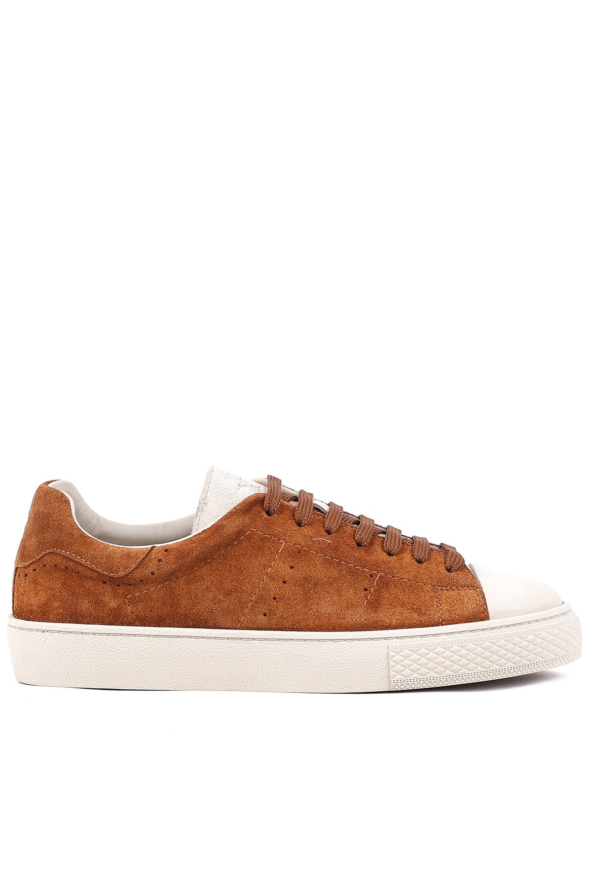 Shoetyle - Hakiki Süet Deri Taba Rengi Erkek Günlük Ayakkabı - 666-03-80