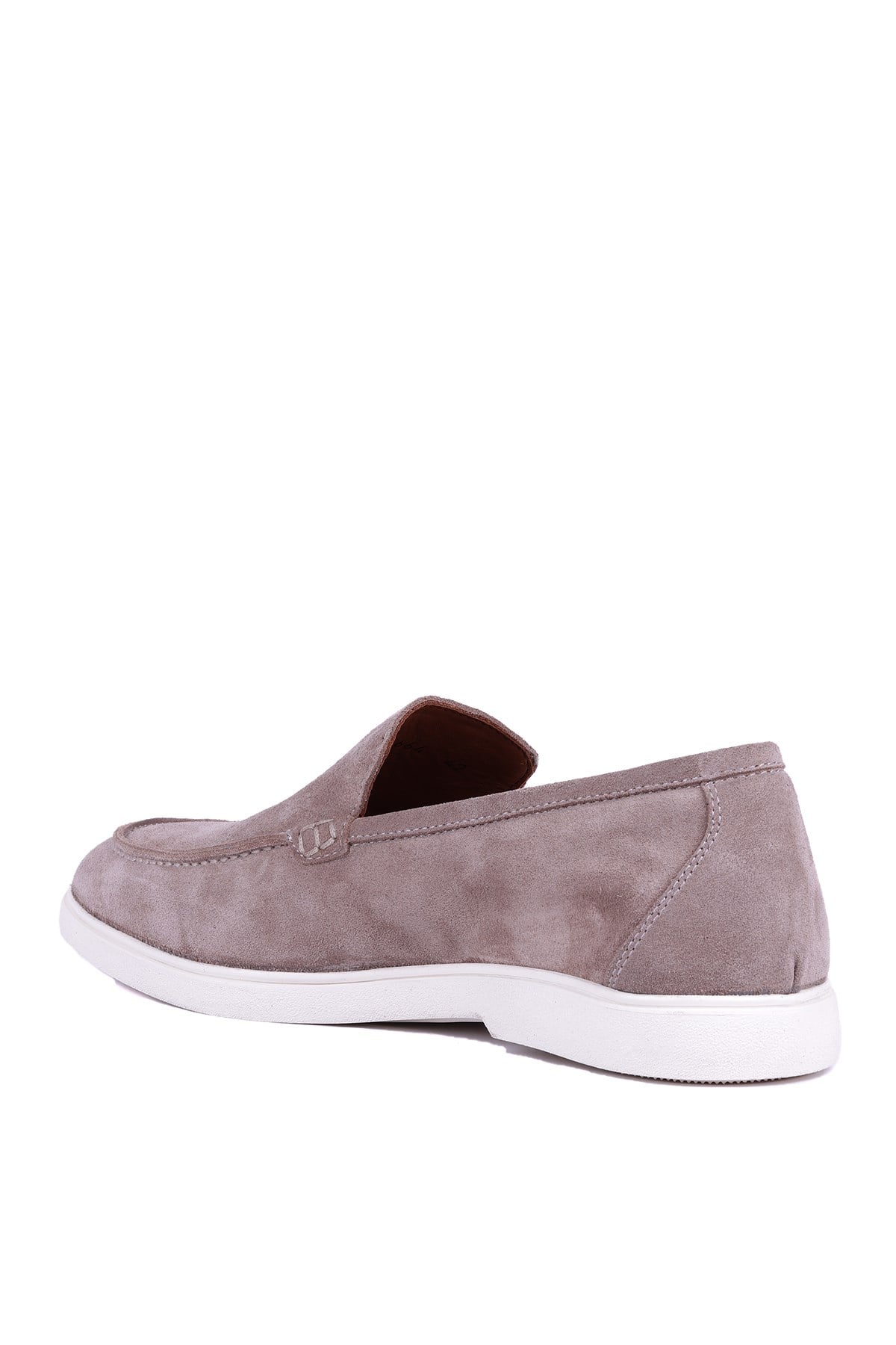 Shoetyle - Hakiki Süet Deri Bej Rengi Erkek Loafer - 115-K664