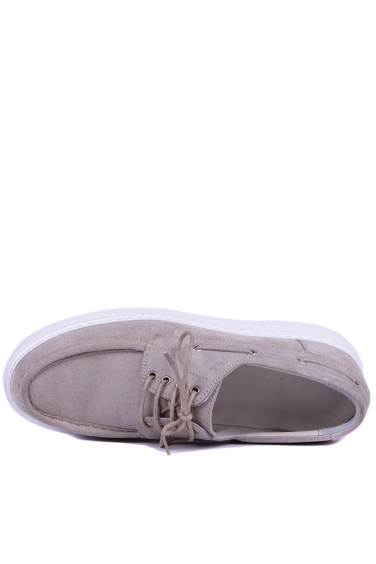 Shoetyle - Hakiki Süet Deri Bej Rengi Günlük Erkek Ayakkabı - 115-K512-1065