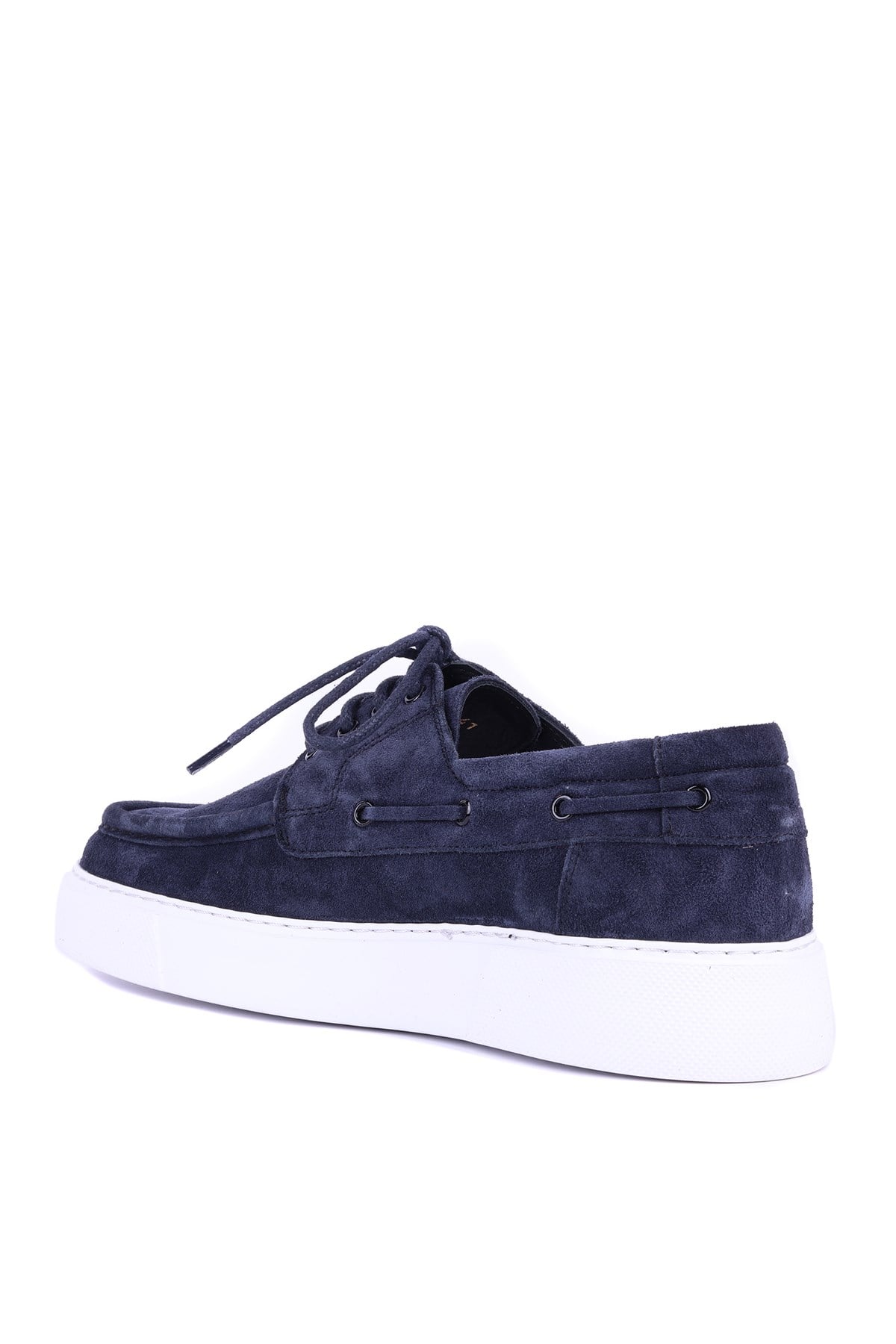 Shoetyle - Hakiki Süet Deri Lacivert Renk Günlük Erkek Ayakkabı - 115-K512-1065 
