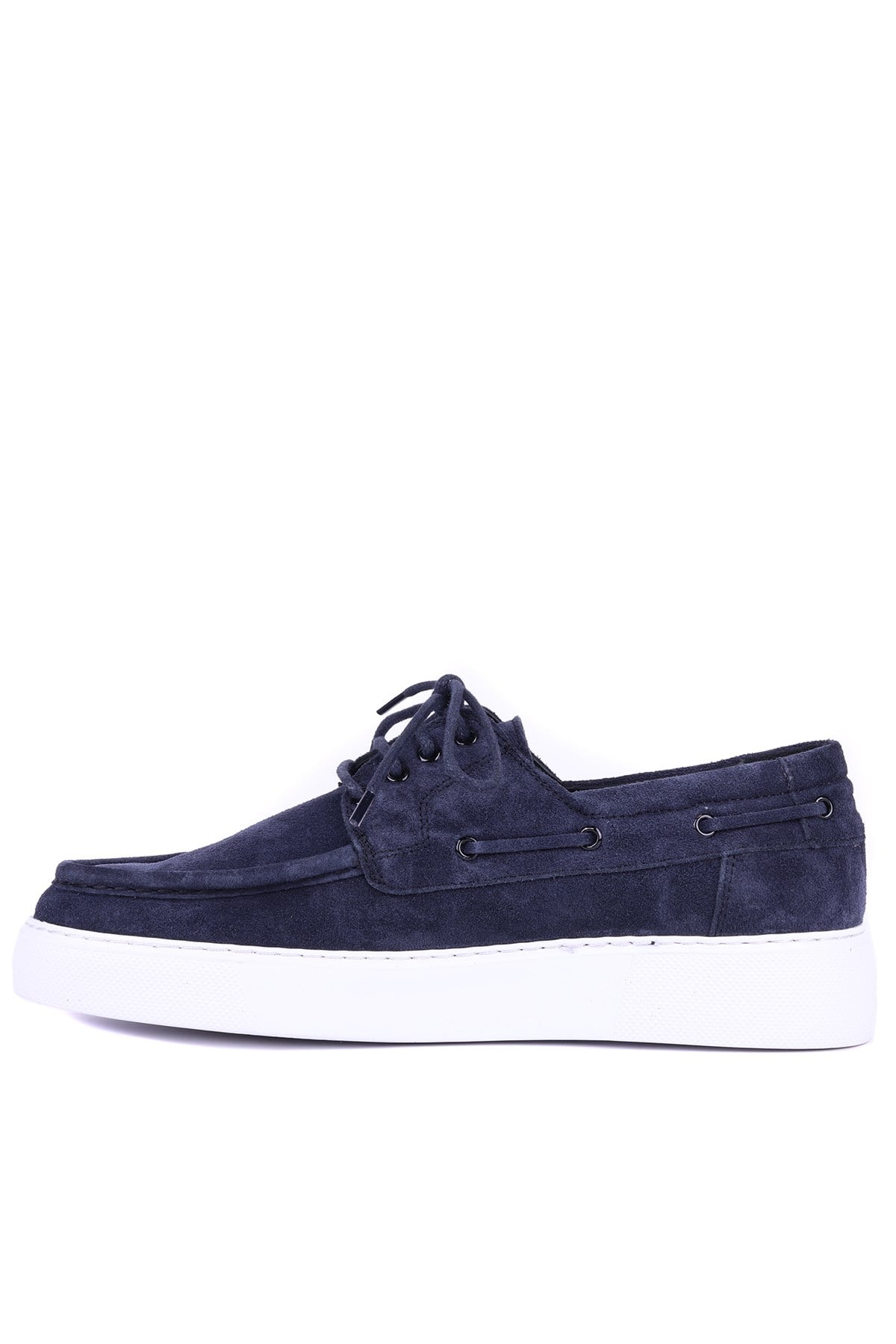 Shoetyle - Hakiki Süet Deri Lacivert Renk Günlük Erkek Ayakkabı - 115-K512-1065 