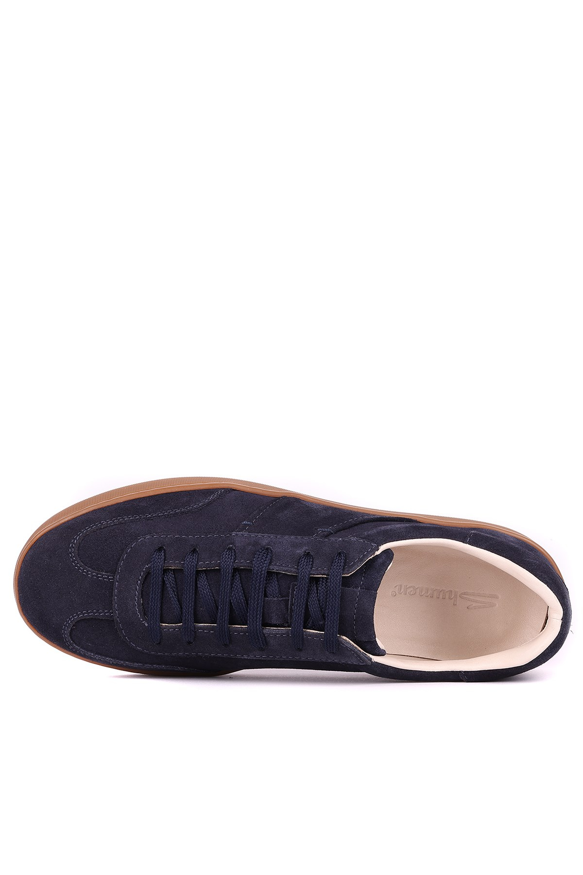 Shoetyle - Hakiki Süet Deri Lacivert Renk Erkek Sneaker - 666-SH-10-129